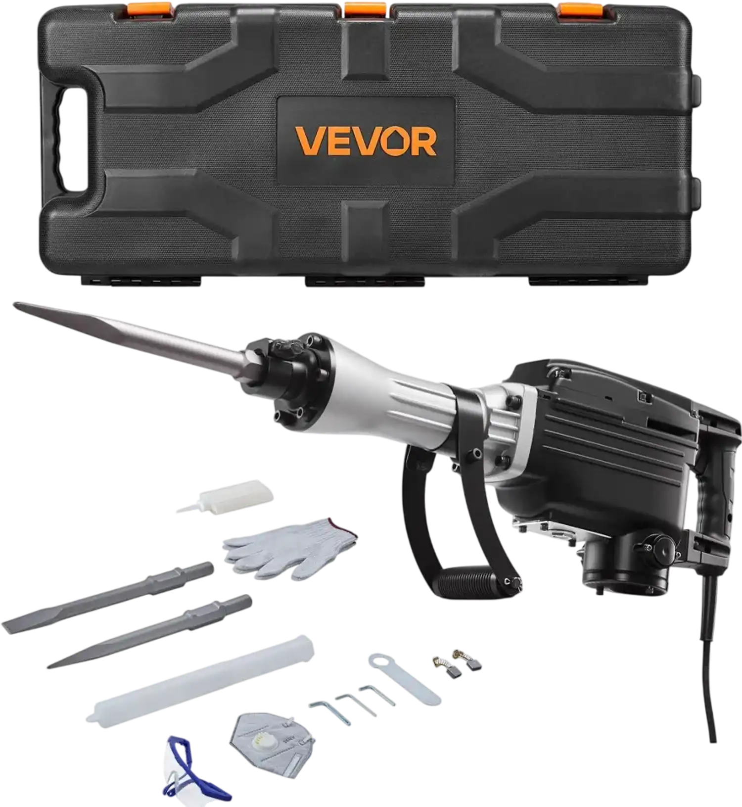 Vevor Demolition Jack Hammer 2800W 1200 BPM Electric Concrete Breaker New