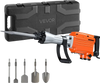 VEVOR Demolition Jack Hammer 2200 W 1950 BPM Concrete Breaker 6pcs Chisels, For Trenching and Hole Breaking, 360° Swiveling Front Handle, Heavy Duty Electric Jack Hammer with Gloves, Carrying Case