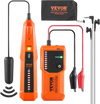 VEVOR Underground Cable Locator, 3 FT Max. Detection Depth, Wire Tracer Break Detector Finder with Earphone, 1000 FT Max.Detection Length Cable Tester for Pet Fence Buried Sprinkler Valve Irrigation