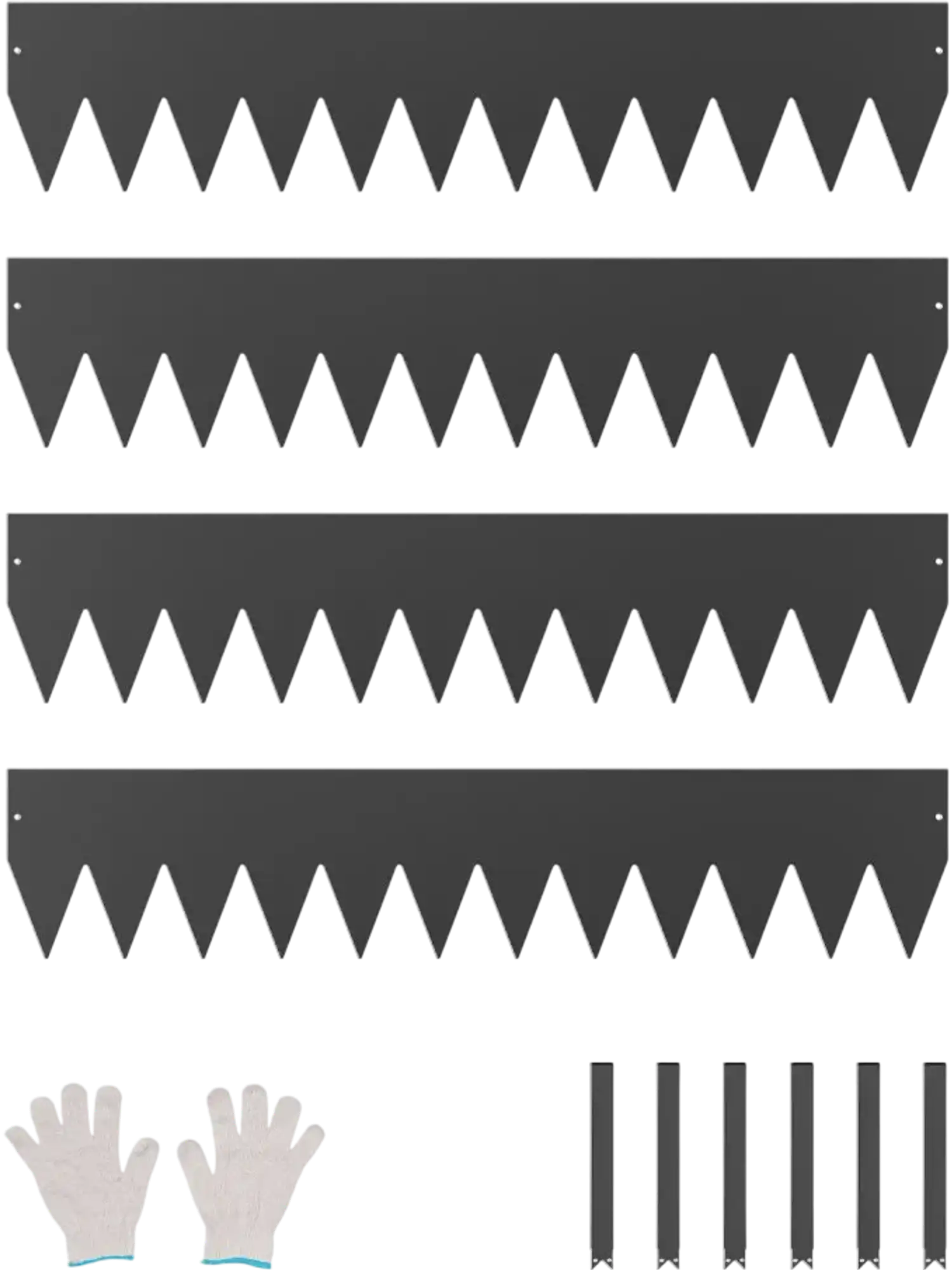 Vevor Landscape Edging Steel Garden Border 40 x 8