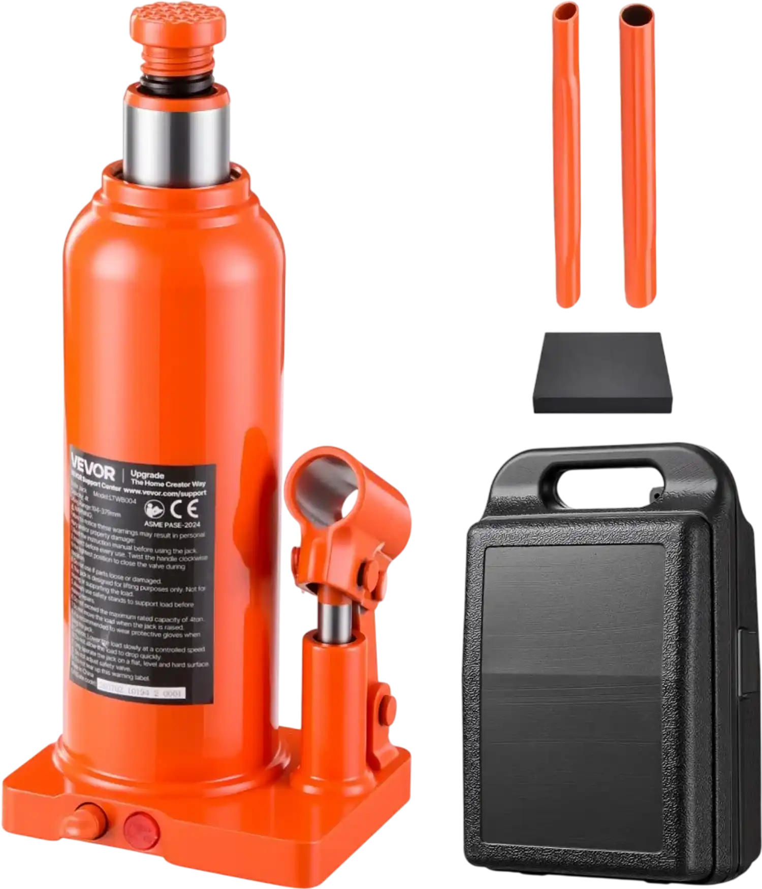 Vevor Hydraulic Bottle Jack 4 Ton 7.64