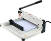 VEVOR Heavy Duty Paper Cutter, 12" Industrial Commercial Guillotine Paper Cutter for A4 Paper, 400 Sheet Capacity, Solid Steel Construction, Stack Paper Trimmer for Office Home School Shop, White
