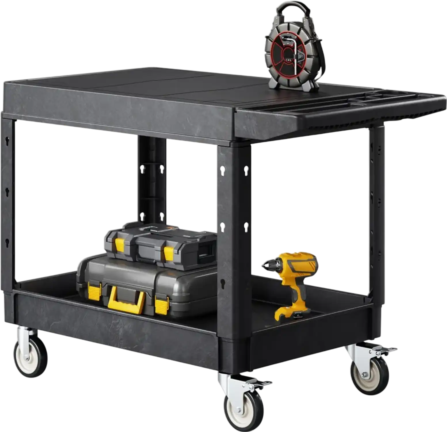 Vevor Utility Cart 2-Tier 550 lbs 37 x 25.4