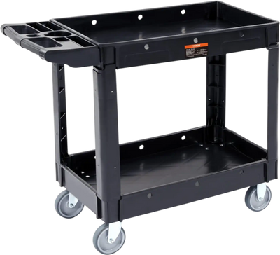 Vevor Utility Cart 2-Shelf 550 lbs Heavy-Duty Rolling Service Cart New