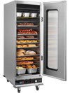 VEVOR Electric Hot Box Food Warmer, 16-Tier Commercial Warming Cabinet with Water Tray, Glass Door and Adjustable Shelves, Stainless Steel Food Warmer Cabinet, for Restaurant, Kitchen, Pizza, Chicken