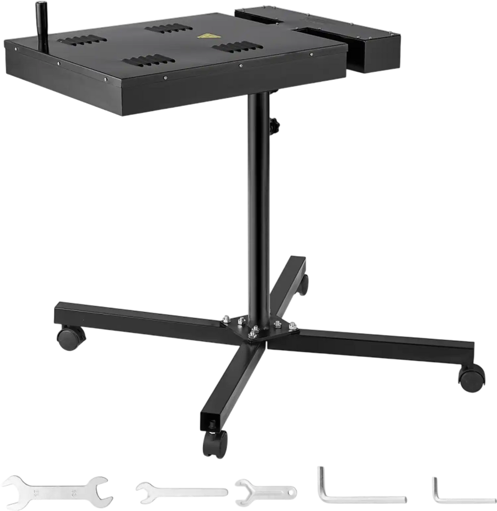 VEVOR Pro Flash Dryer 16x16 inch, Upgrade 1800W Electrical Control Box Flash Dryer for Screen Printing Machine with Height Adjustable Stand, 360° Rotation, X-Shaped Base, Steel T-Shirt Curing Machine