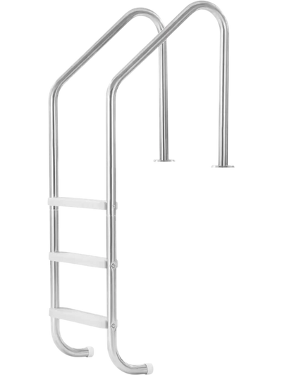Vevor Pool Ladder 3-Step Stainless Steel Double Handrail for 48-54