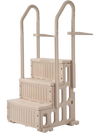 VEVOR Swimming Pool Ladder, 3-Step Double Handrails Stairs with Non-slip Heavy Duty Steps, Max Load Capacity 400 lbs, for 36-48 Inch Inground & Above-ground Pools of Any Decking Surface, Taupe