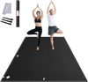 VEVOR Exercise Mat, Non Slip High Density Premium Yoga Mat, Exercise Yoga Mat for Men & Women, Fitness & Exercise Mat with Bag & Carry Strap, for All Types of Home Yoga, Pilate & Floor Workout (9x6ft)