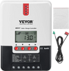 VEVOR 20A MPPT Solar Charge Controller, 12V / 24V Auto DC Input, Solar Panel Regulator Charger with LCD Display Temperature Sensor Cable, for Sealed(AGM), Gel, Flooded and Lithium Battery Charging