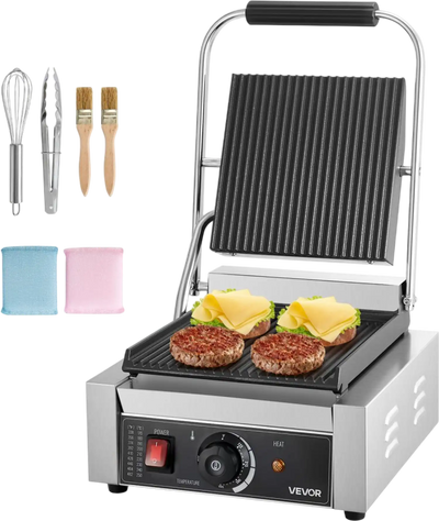 Vevor Panini Grill Commercial Electric Sandwich Press 9