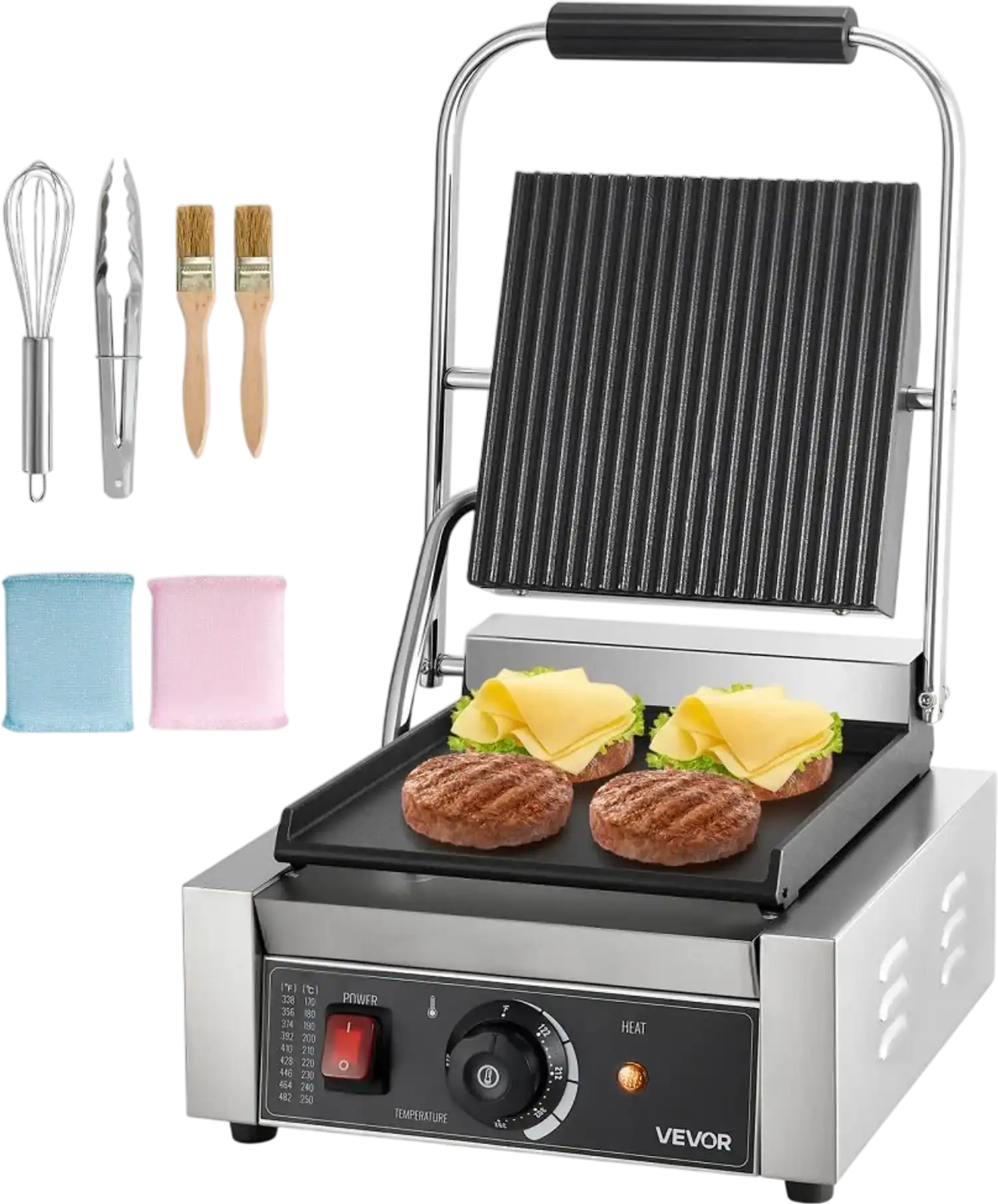 Vevor Panini Press Grill 1800W 8.8