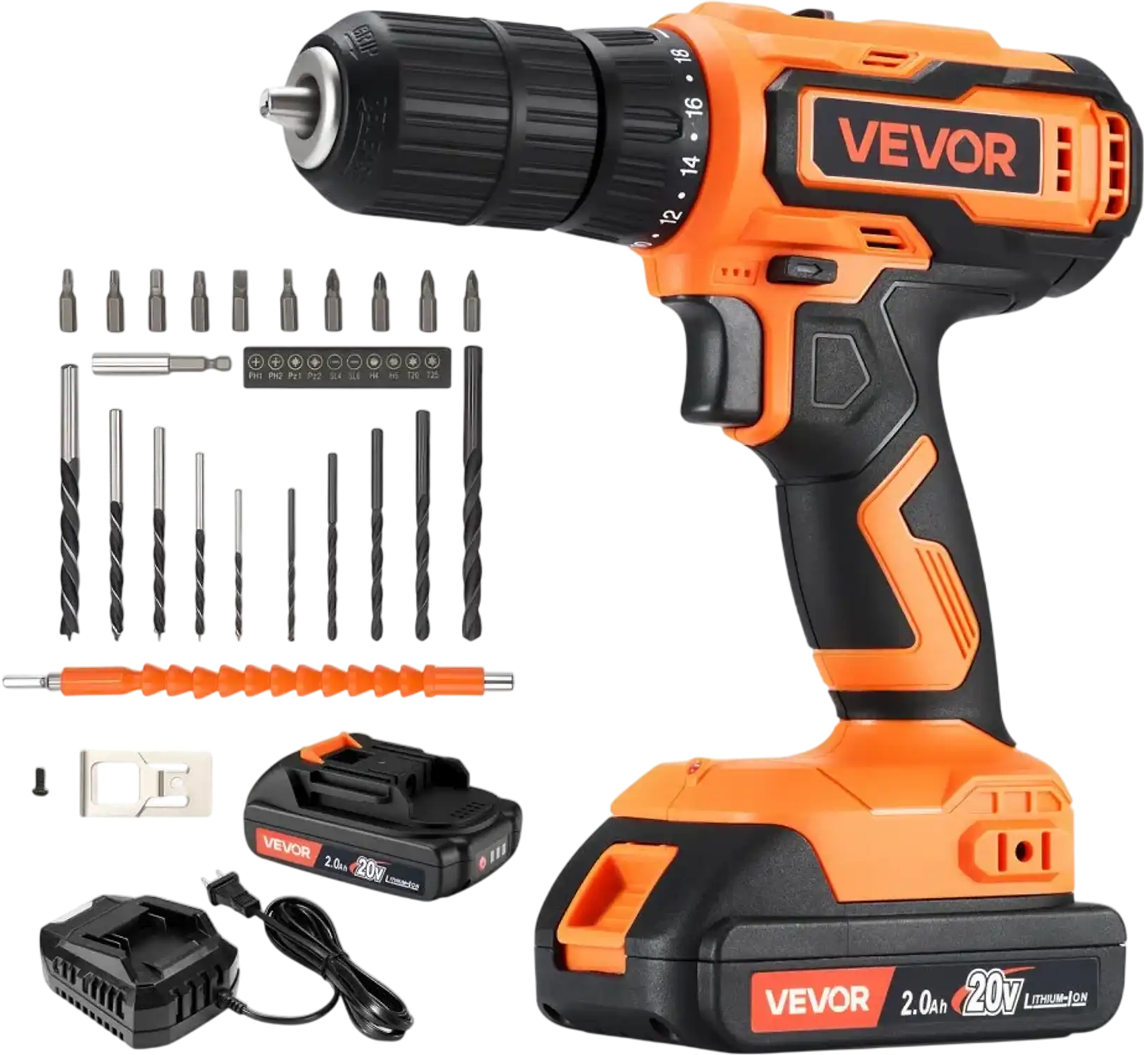 Vevor Drill Driver Cordless 1/2