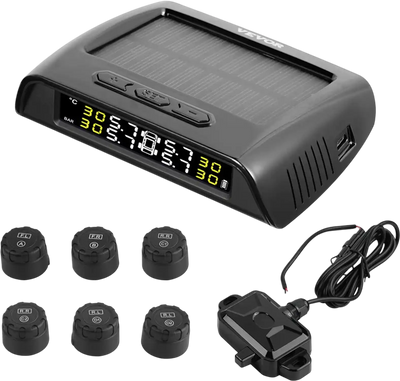 Vevor Tire Pressure Monitoring System RV Trailer TPMS with 6 Sensors New