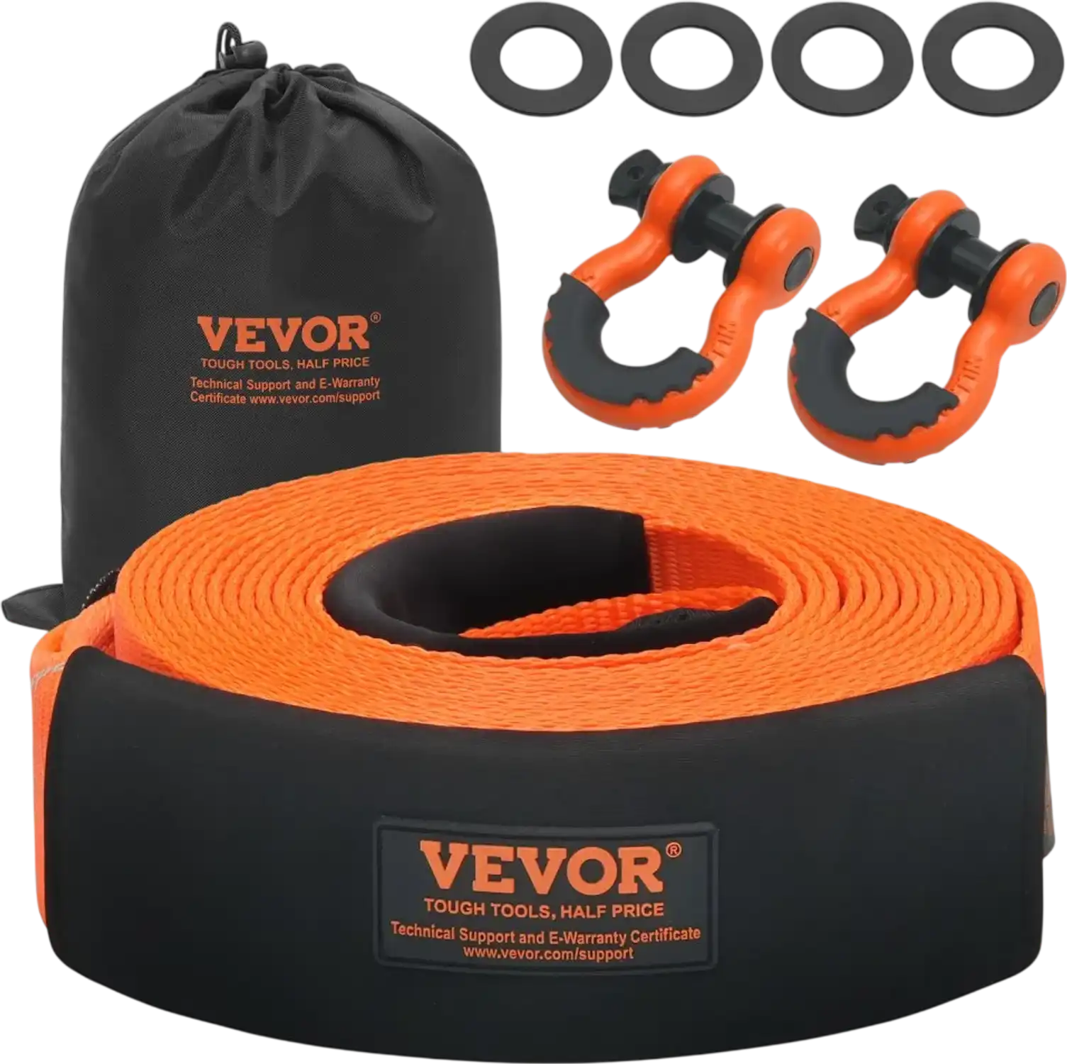 Vevor Tow Strap Recovery Kit 3.35