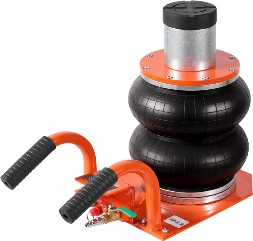 VEVOR Air Jack, 3 Ton/6600 lbs, 3-8S Pneumatic Lifting Jack with Heightened Column & 6 Steel Tubes, Compact, Easy-to-Lift & Space-Saving Jack with Thick Rubber Pad, Fits for Sedan, SUV, Pickup Truck