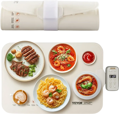 Vevor Warming Tray Rollable Silicone Food Warmer for Buffet 19.69