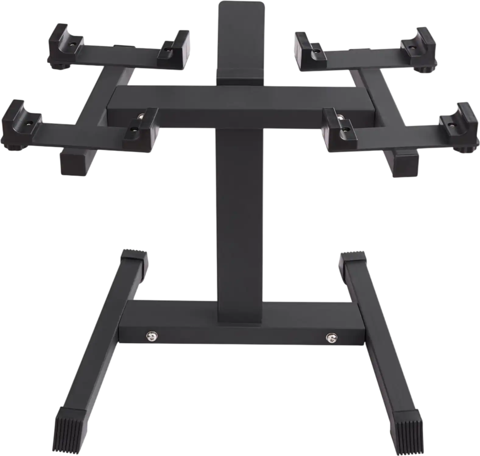 Vevor Dumbbell Stand Adjustable Home Fitness Rack with Media Rack New