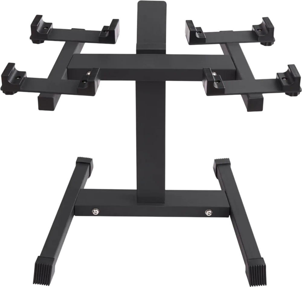 VEVOR Adjustable Dumbbell Stand, Home Fitness Rack and Stand with Media Rack, Safe and Convenient Dumbbell Weight Holder, Compact Dumbbell Storage Rack Perfect for Home Gym Strength Training
