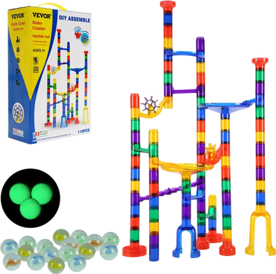 Vevor Marble Run Set 110-Piece STEM Building Toy New