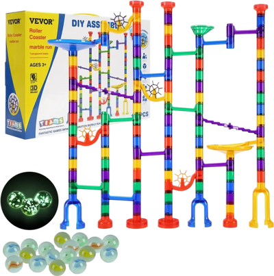 Vevor Marble Run Set 145-Piece Marble Maze Building Block STEM Toy New