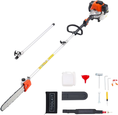 Vevor Pole Saw 52CC 2-Stroke Gas Powered 14 in. Cutting Bar 7.2-10 ft. Extendable new