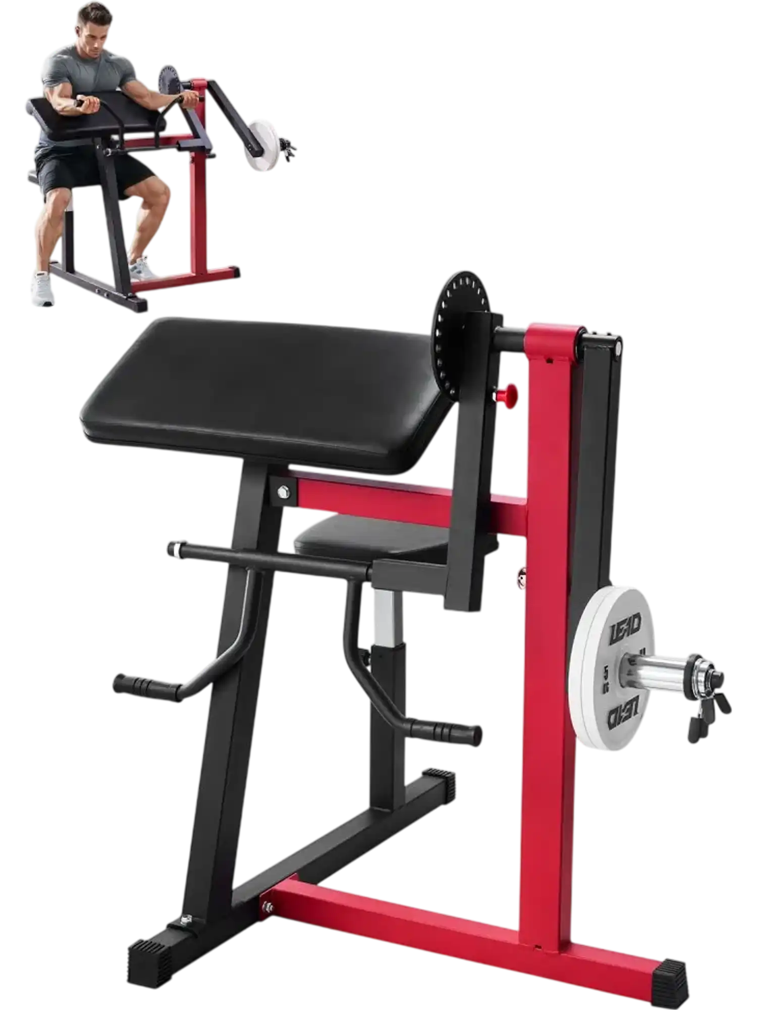 Vevor Preacher Curl Machine 2-in-1 Arm Trainer New