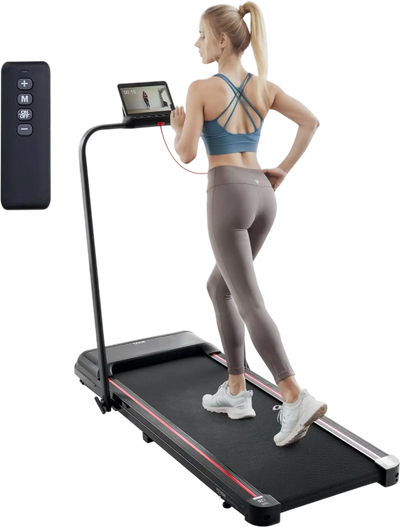 Vevor Walking Pad Under Desk Treadmill with Handle Bar New