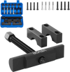 VEVOR Yoke Puller, Made for Class 6-8 Transportation Trucks and Equipment, Heavy Duty Yoke Removal Tool Kit, Automotive Yoke Puller Kit Compatible with Kenworth, Peterbilt, Freightliner, Mack, Volvo