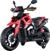 VEVOR Kids Ride On Motorcycle, 12V Battery Powered Electric Motorcycle with Speed Up to 3mph, Detachable Training Wheels, Headlight, LED Light, Music, Bluetooth, Gift for Children Boys Girls Aged 3-4