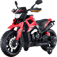 VEVOR Kids Ride On Motorcycle, 12V Battery Powered Electric Motorcycle with Speed Up to 3mph, Detachable Training Wheels, Headlight, LED Light, Music, Bluetooth, Gift for Children Boys Girls Aged 3-4