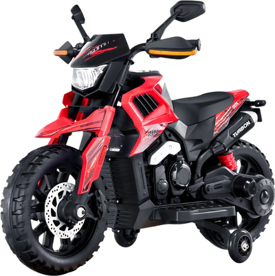 Vevor Ride-On Motorcycle 12V Electric Kids Motorbike with LED Lights New