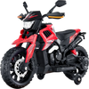 VEVOR Kids Ride On Motorcycle, 6V Battery Powered Electric Motorcycle with Speed Up to 3mph, Detachable Training Wheels, Headlight, LED Light, Music, Bluetooth, Gift for Children Boys Girls Aged 3-4