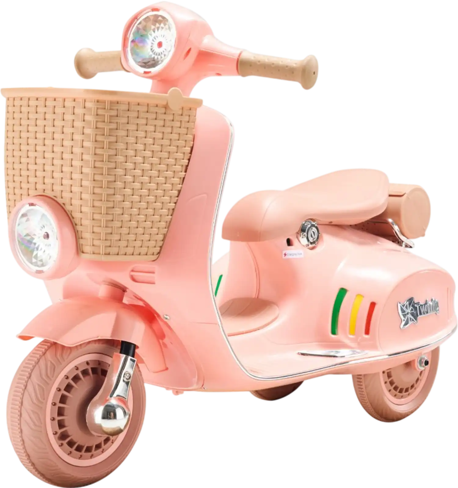 Vevor Kids Ride On Motorcycle 6V Electric Trike with LED Lights New