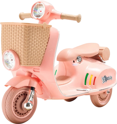 Vevor Kids Ride On Motorcycle 6V Electric Trike with LED Lights New