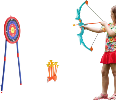 Vevor Bow and Arrow Set LED Light Up Archery Target Set for Kids New