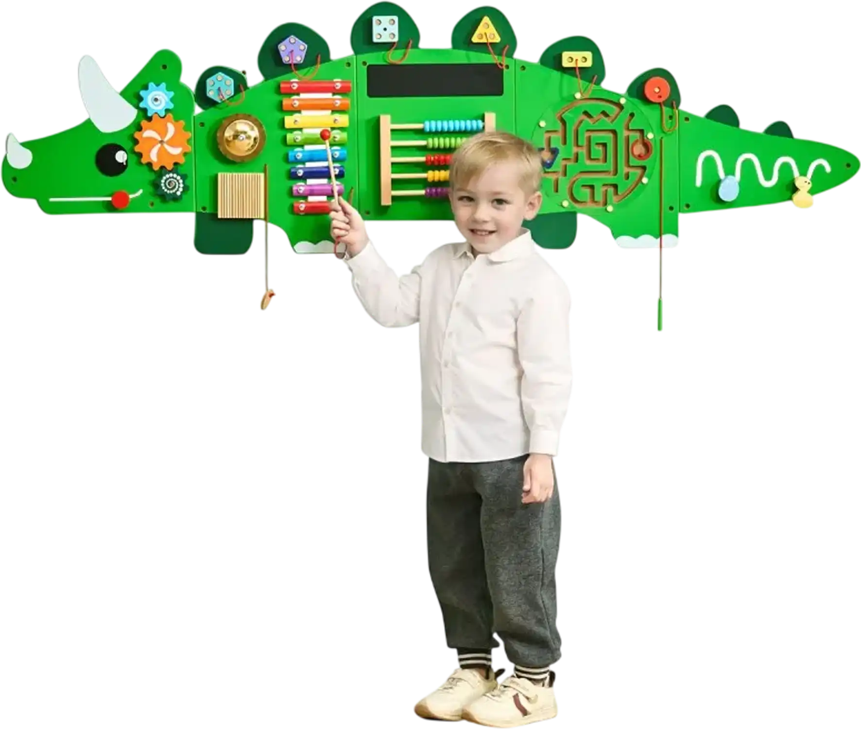 Vevor Wall Busy Board Dinosaur Activity Wall Panels New