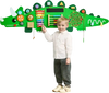 VEVOR Dinosaur Activity Wall Busy Board Panels, 11 Activities, Montessori Sensory Wall Toy for Kids 3-12 Years, Montessori Learning Activity Center, Ideal for Toddler Playroom Nursery Classroom