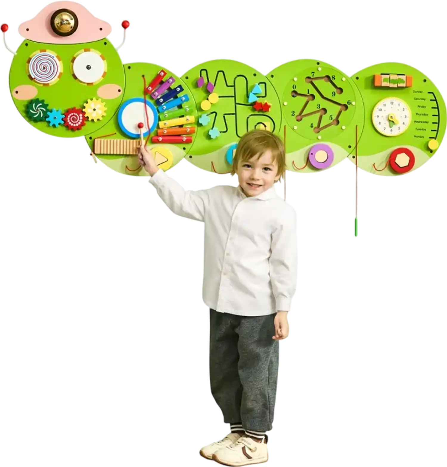 Vevor Busy Board Activity Wall Panels Montessori Sensory Toy New