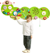 VEVOR Activity Wall Busy Board Panels, 12 Activities, Montessori Sensory Wall Panels Toy for Kids Ages 3-12, Interactive Learning Activity Center, Great for Toddler, Playroom, Nursery, Classroom