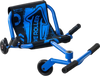 VEVOR Ride on Scooter 150 lbs Swing Side-to-Side for Amazing Riding Blue, for Ages 4+, Powered by Zig-Zag Motion, Ride on Toy with 3 Adjustable Length, Brake Lever, Hard Surface Indoor & Outdoor
