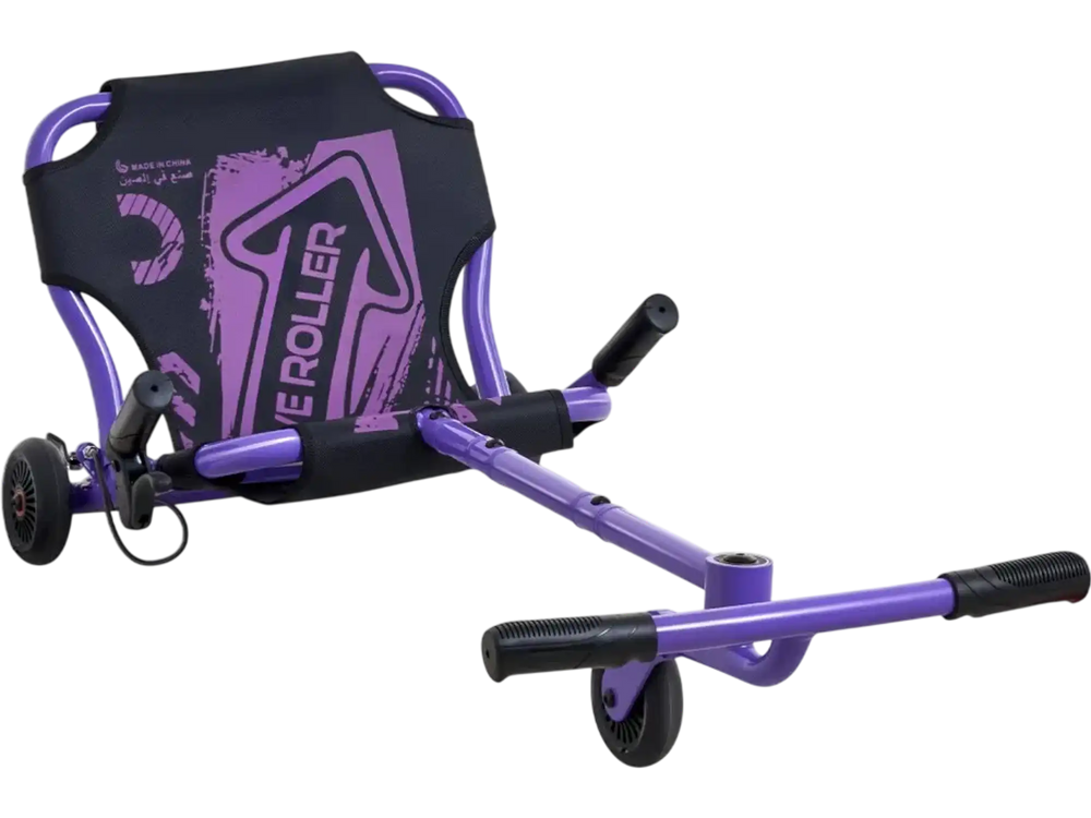 VEVOR Ride on Scooter 150 lbs Swing Side-to-Side for Amazing Riding Purple, for Ages 4+, Powered by Zig-Zag Motion, Ride on Toy with 3 Adjustable Length, Hand Brake, for Hard Surface Indoor & Outdoor