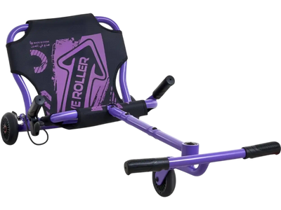 VEVOR Ride on Scooter 150 lbs Swing Side-to-Side for Amazing Riding Purple, for Ages 4+, Powered by Zig-Zag Motion, Ride on Toy with 3 Adjustable Length, Hand Brake, for Hard Surface Indoor & Outdoor