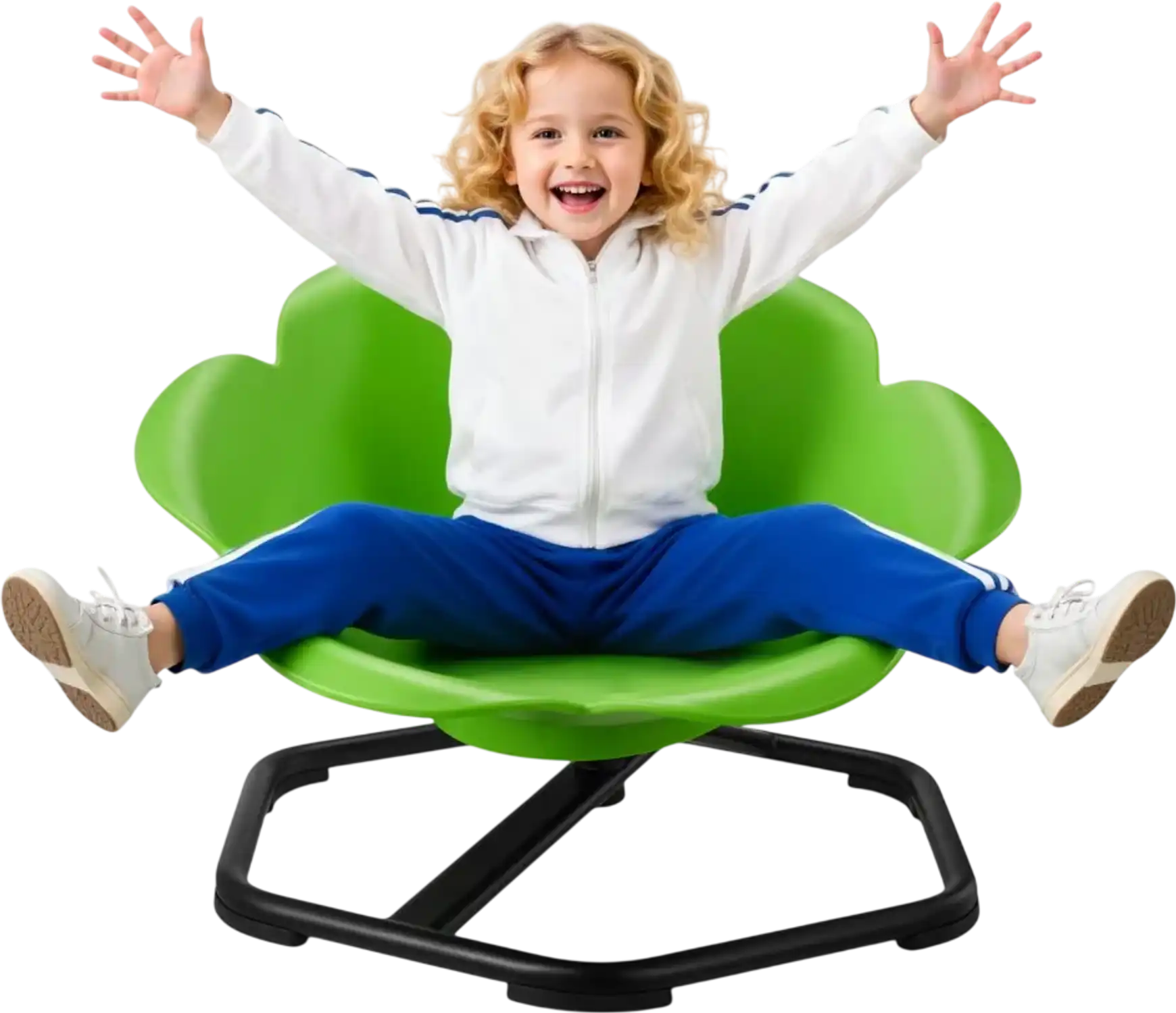 Vevor Swivel Chair Kids Sensory Spinning Seat Green New
