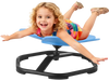 VEVOR Kids Swivel Chair, 220 lbs Capacity, Flower Shape Sensory Spinning Chair, Autistic Kids Sensory Toy Seat with Non-Slip Metal Base, Toddler Sit & Spin Seat for Coordination Balance Focus, Blue