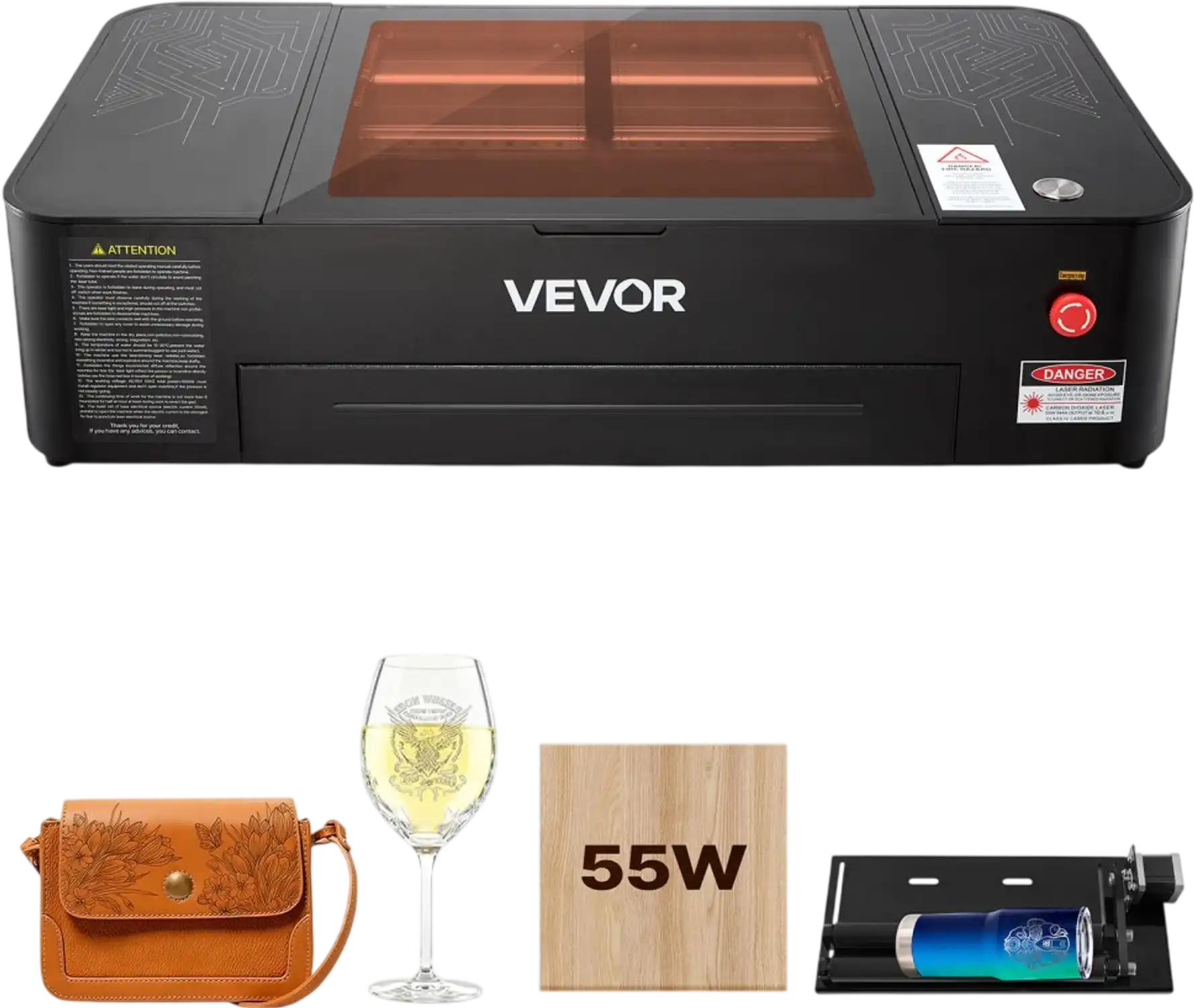 Vevor CO2 Laser Engraver 55W 20 x 12