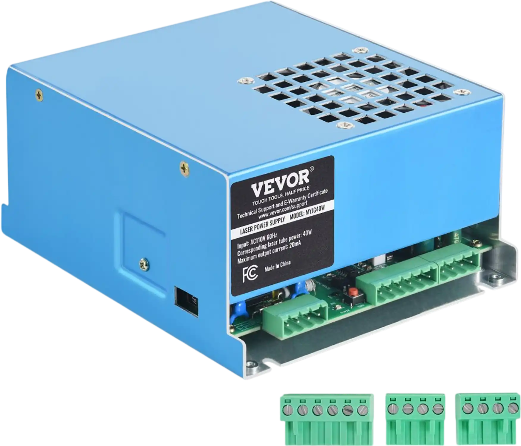 Vevor Laser Power Supply 40W CO2 for Laser Engravers & Cutters New