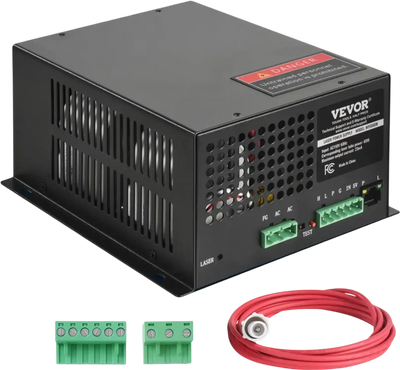Vevor Laser Power Supply CO2 60W for Laser Engravers & Cutters New