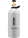 VEVOR CO2 Tank, 10 lbs New Aluminum Alloy Cylinder, CO2 Air Tank with Light Spray Coating, CGA320 Valve, Handle & Adjustable Pressure, DOT Approved Cylinder for Draft Beer Dispensing and Soda Maker