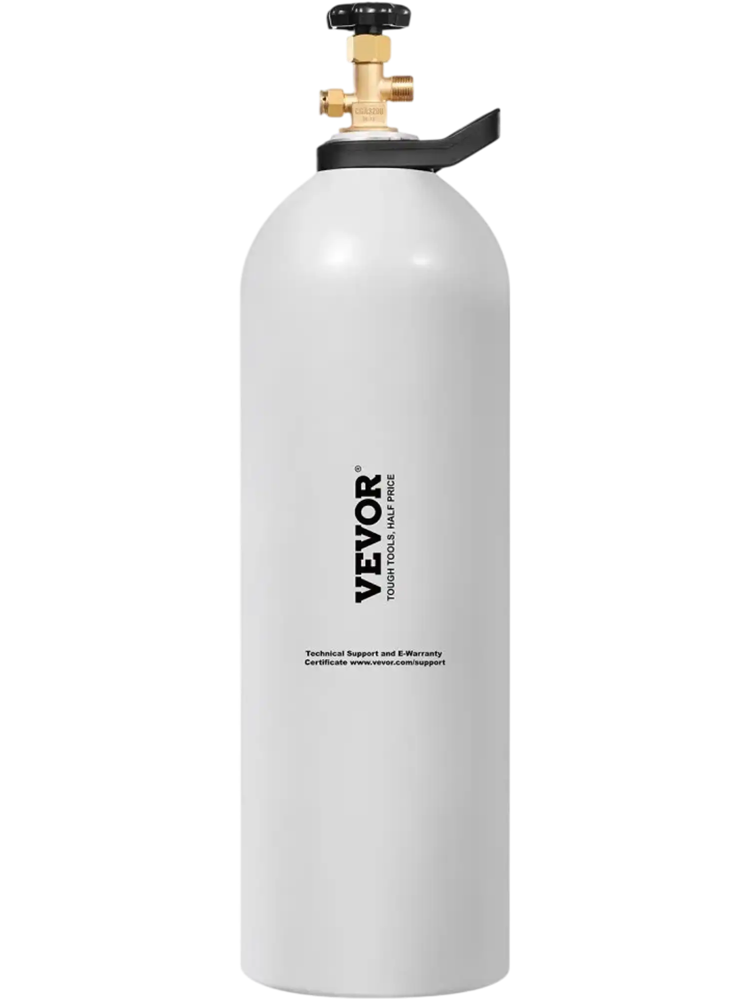 Vevor CO2 Tank 20 lbs Aluminum Alloy Cylinder with CGA320 Valve New